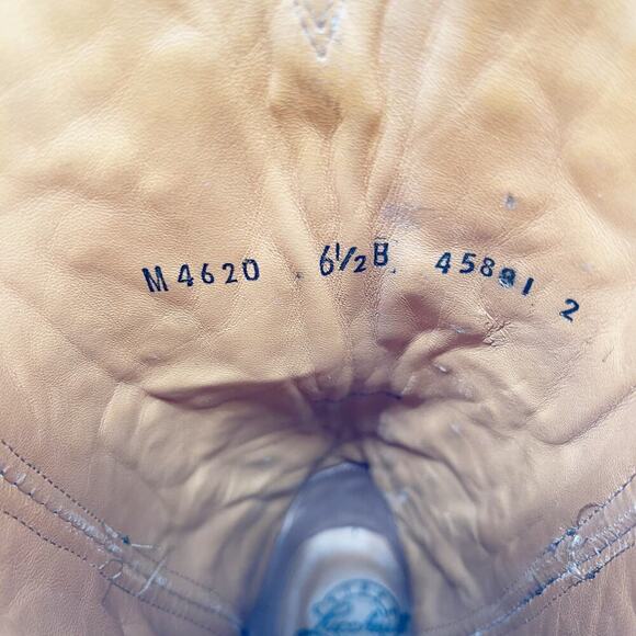 NWOB Lucchese Gray Brown Ornate Studded Snip Toe Western Cowgirl Boot size 6.5 - Picture 12 of 12